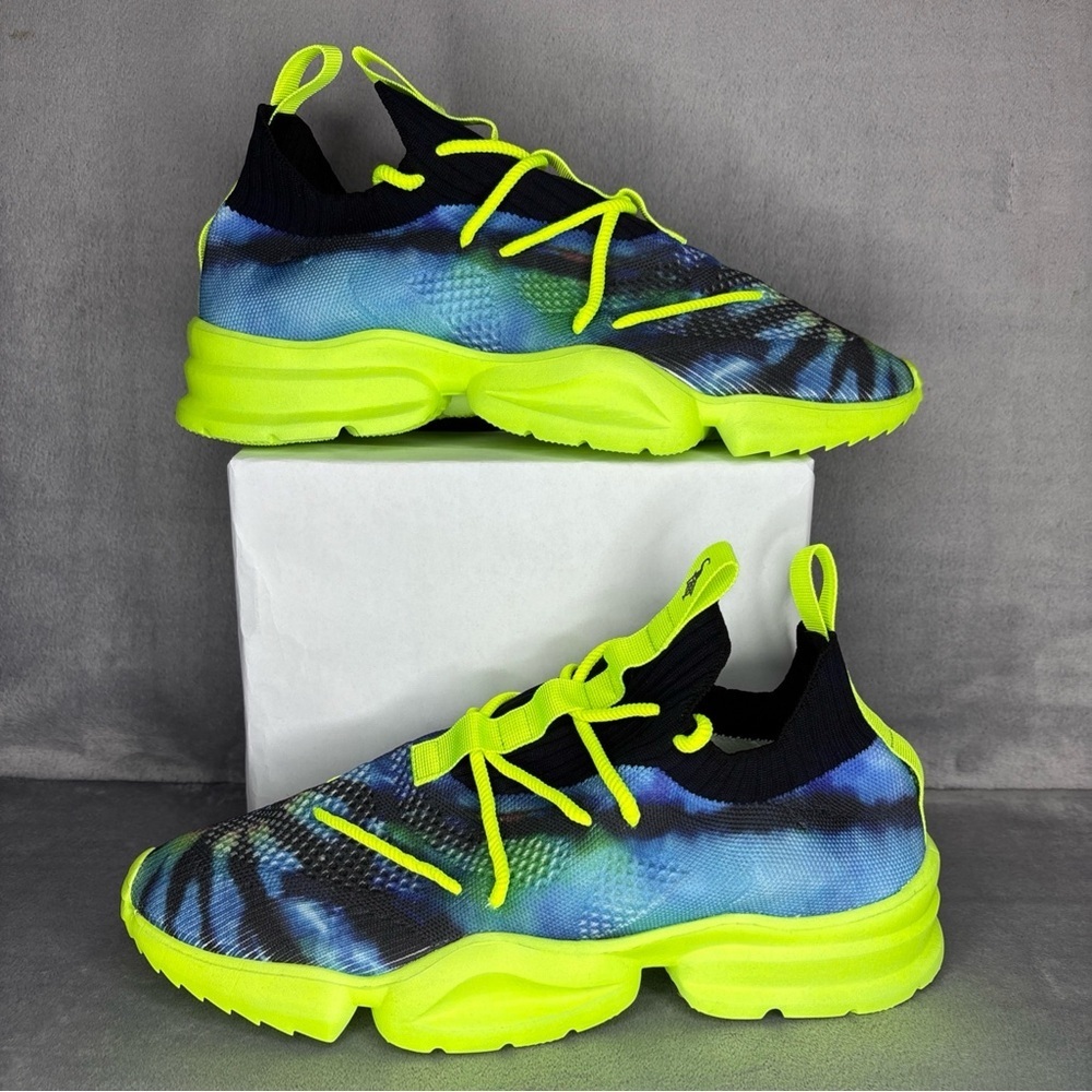 SIA Culture Vulture 0.02 Neon Chunky Sneaker Coachella Rare 14